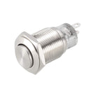 Momentary Metal Push Button Switch High Head 16mm Mounting NC NO COM AC 250V 5A Bulge Type