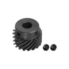 8mm Inner Aperture 18T Helical Bevel Gear 1 Mod Hardened 45# Steel Spur Diff Differential Motor Spiral Bevel Gear Parts Accessories, Right Direction
