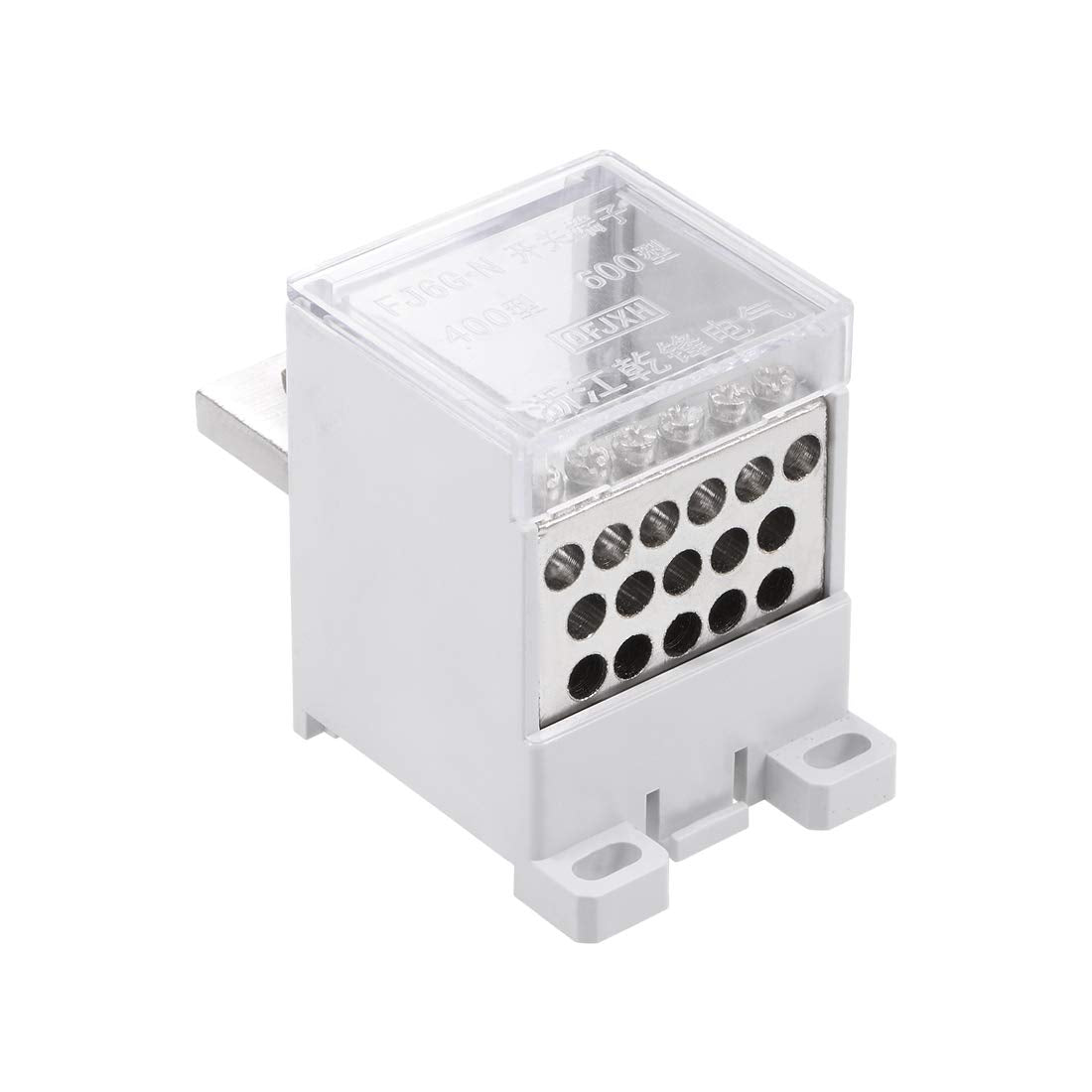 1 in 16 Out DIN Rail Terminal Blocks 690V 400A Max Input Distribution Block for Circuit Breaker