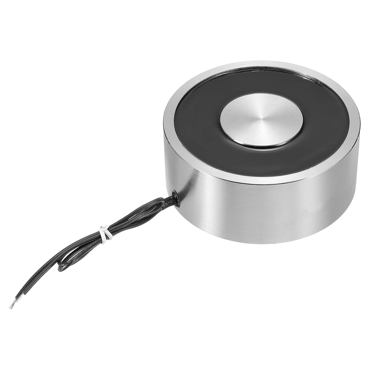 Round Solenoid Electromagnet DC 24V 2400N 529LB/240Kg Electric Magnet Electric Lifting Magnet for Automation Equipment