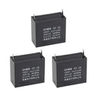 Ceiling Fan Capacitor CBB61 24uF 450V AC Single Insert Metalized Polypropylene Film Capacitors 58x25x50mm for Water Pump Motor Generator, Pack of 3