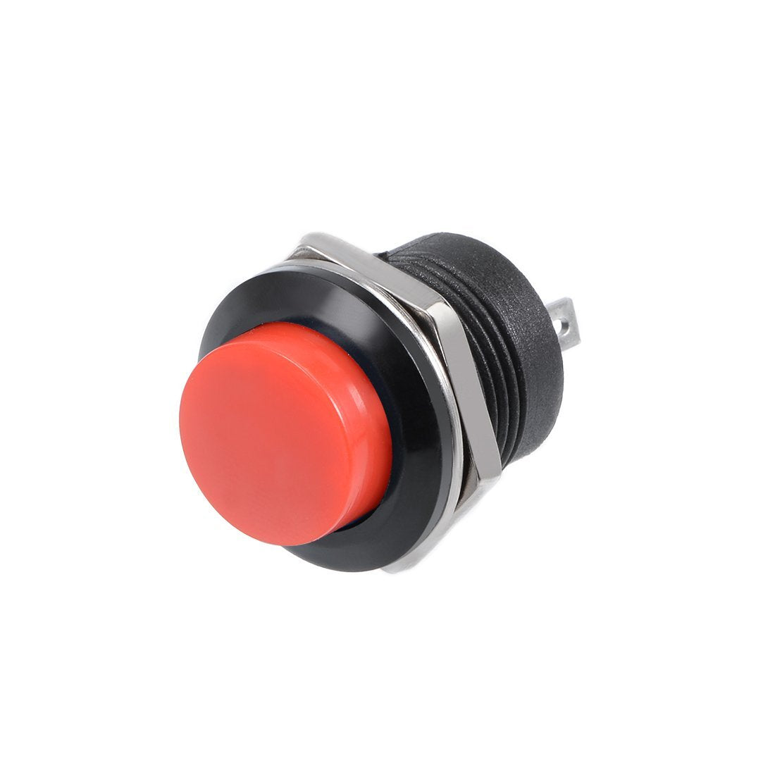 10Pcs,16mm Red Momentary Push Button Switch Round Raised Button R13-507 SPST NO