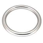 LinkMejor Multi-Purpose Metal O Ring Buckle Welded 76mm x 60mm x 8mm for Hardware Bag Ring Hand DIY Accessory