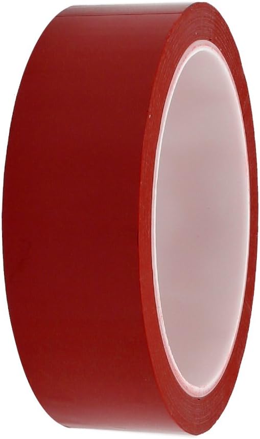 30mm Width 164ft Length Single-side Electrical Insulated Adhesive Tape Red