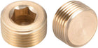 Brass Hex Socket Pipe Fitting, G3/8 Male Thread Hose Adapter Connector, for Garden Pipe Pneumatic Solenoid Valve, 2Pcs