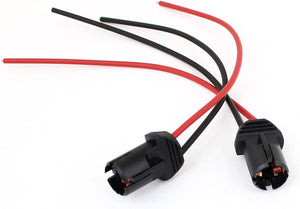 2pcs DC 12V T10 W5W 194 168 Socket Marker Light Holder Connector Harness