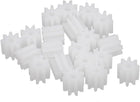 20PCS 8 Teeth 1.5mm Hole Diameter Plastic Gear Wheel for RC Car