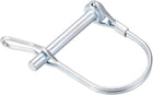 Shaft Locking Pin w Ear - 6mm x 45mm Coupler Pin for Farm Trailers Wagons Lawn Garden in Arch Round