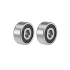 623-2RS Deep Groove Ball Bearings 3mm x 10mm x 4mm Double Sealed Chrome Steel P6(ABEC3) 2pcs