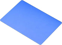 Blank Metal Business Card 100x60x0.6mm Anodized Aluminum Plate for DIY Laser Printing Blue