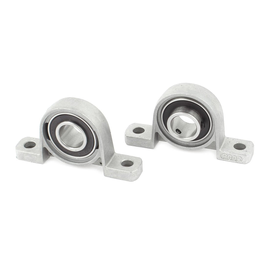 2PCS 15mm Bore Inner Ball Mounted Pillow Block Insert Bearing KP002