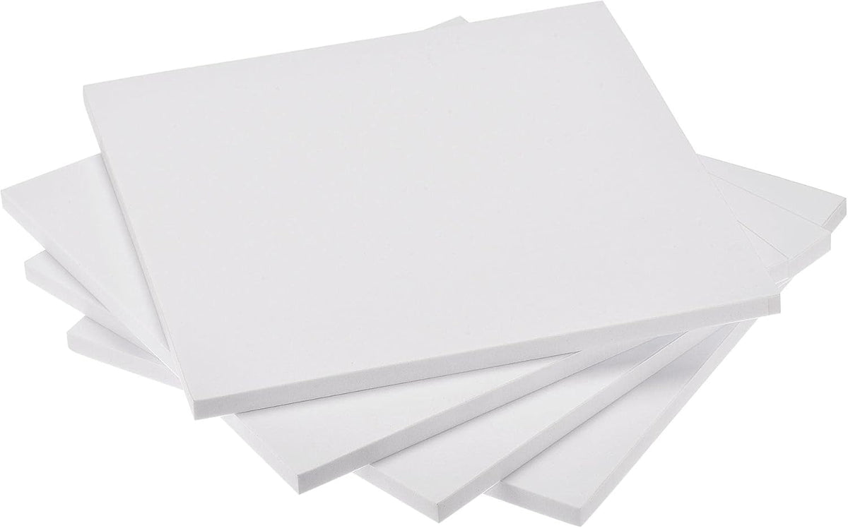 LinkMejor White EVA Foam Sheets 10 x 10 Inch 10mm Thickness for Crafts DIY Projects, 4 Pcs