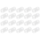 Blind Chain Connector 30Pcs Plastic Ball Chain Cord Connectors for Roman Roller Shades Blinds Curtain Fit 4.5mm Bead Transparent