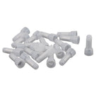 a15070400ux0570 Closed End Crimp Cap 22-18 AWG Gauge Wire Terminal Connector 20 Piece, 0.24" Width, 0.71" Length