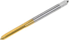 Thread Tap Metric M3 x 0.5, Titanium Coated Cobalt HSS (High Speed Steel) 3 Straight Flutes Machine Mini Micro Screw Threading Tapping Repair Tool for Watches and Clocks