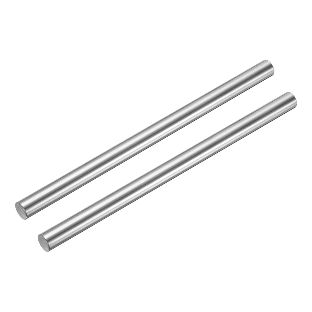2pcs Linear Motion Rod Shaft Guide 12mm x 200mm (0.472" x 7.87") Case Hardened Steel Chrome Plated, Metric Linear Rail Rod for 3D Printer, CNC Machine
