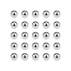 Precision Balls 5mm Solid Chrome Steel G10 for Ball Bearing Keychain Wheel 25pcs