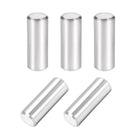 5Pcs 10mm X 25mm Dowel Pin 304 Stainless Steel Cylindrical Shelf Support Pin Fasten Elements Silver Tone