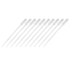 50 Pcs Plastic Disposable Pipettes 10ml, Clear Graduated Transfer Pipettes, 295mm Length, Liquid Dropper for Lab