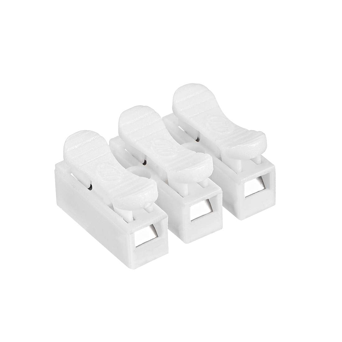 CH3 Spring Wire Connectors Quick Cable Connector Press Type Terminal Barrier Block 30pcs
