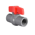 PVC Vantă Balon Furtună Rotativă Capăt Filetat 1/2" Diametru Gaură Interioară Roșu Gri