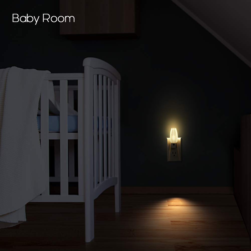 LinkMejor Einbaulicht, Dämmerung bis Mitternacht Sensor, Warmweiß, 4er Pack