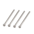 4 Pcs 5mm Ball Nose 3mm Shank Diamond Mounted Point Grinding Bits