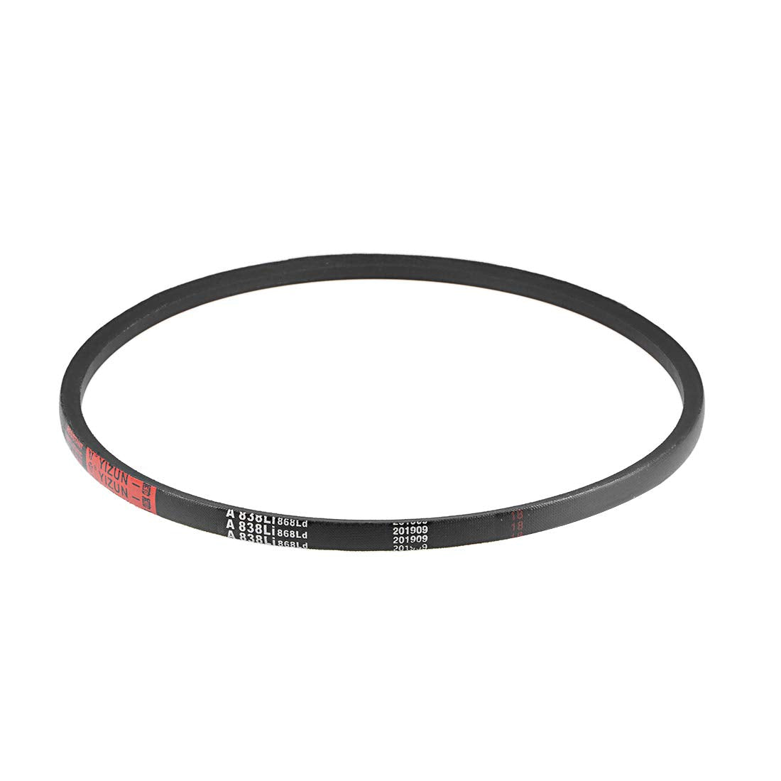 A838 V-Belts 838mm Inner Girth 13mm Top Width 8mm Thickness A-Section Rubber Drive Transmission Belt