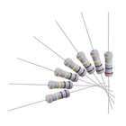 100Pcs 100K Ohm Resistor, 1W 5% Tolerance Metal Oxide Film Resistors, Axial Lead, Flame Proof for DIY Electronic Projects and Experiments
