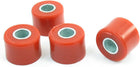 4 Pcs Motorcycle Plastic Shell Shock Absorber Bushings Part Red
