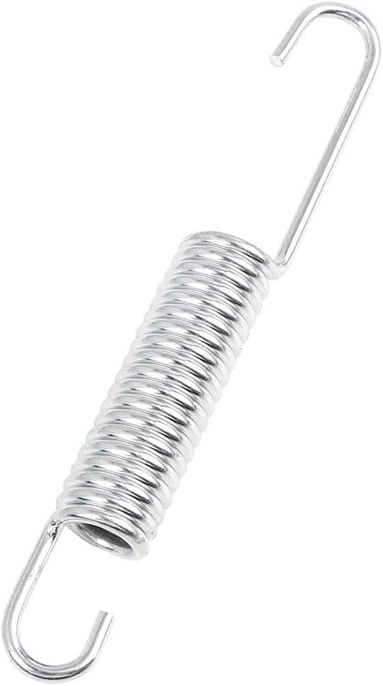 LinkMejor Motorcycle Silver Tone Main Stands Bracket Kickstand Return Spring for GS125