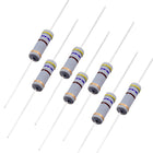 50Pcs 470 Ohm Resistor, 3W 5% Tolerance Carbon Film Resistors, 4 Bands for DIY Electronic Projects and Experiments