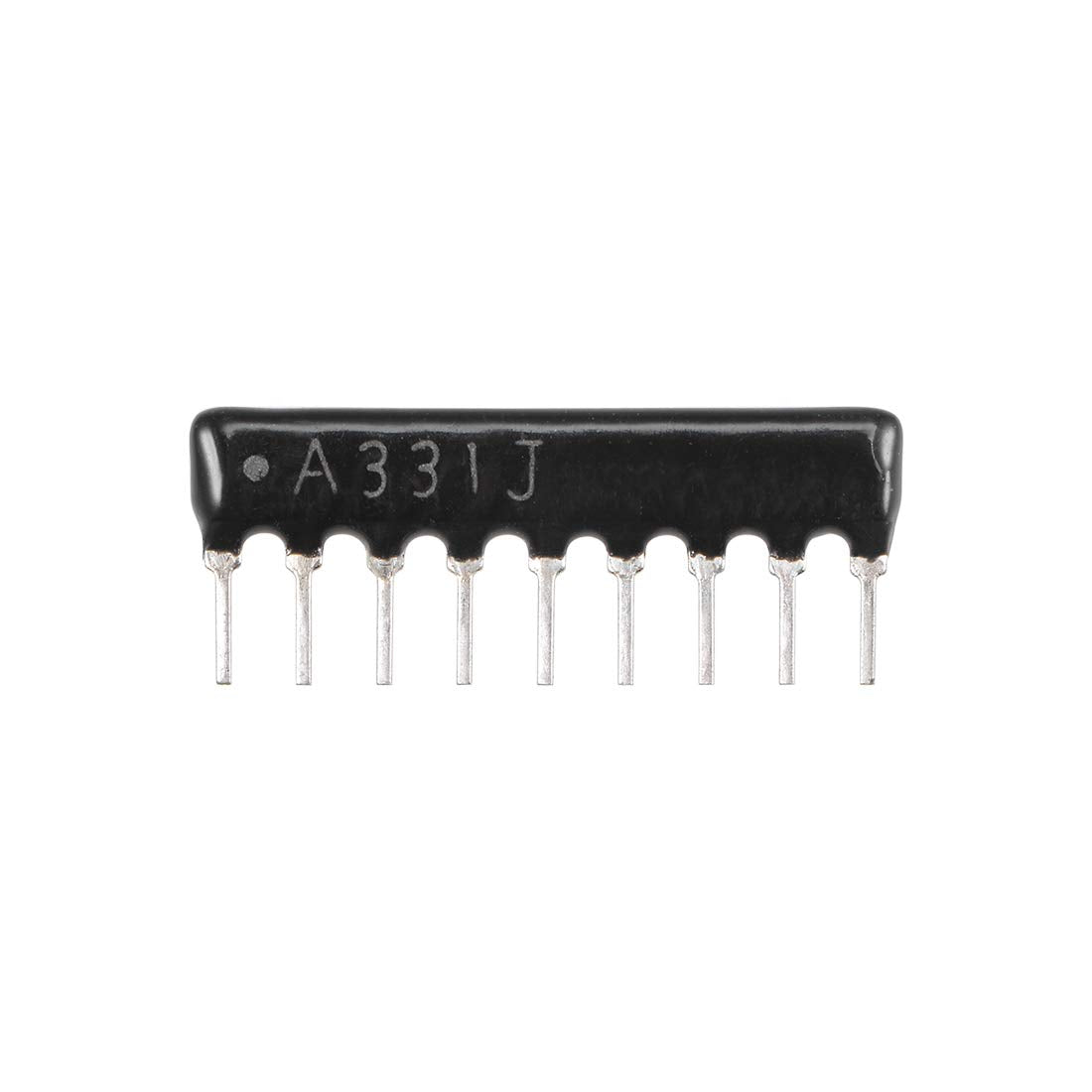 330 Ohm Resistor Network Array, 1/8W SIP-9 2.54mm Pitch, 5% Tolerance Bussed Type 20pcs
