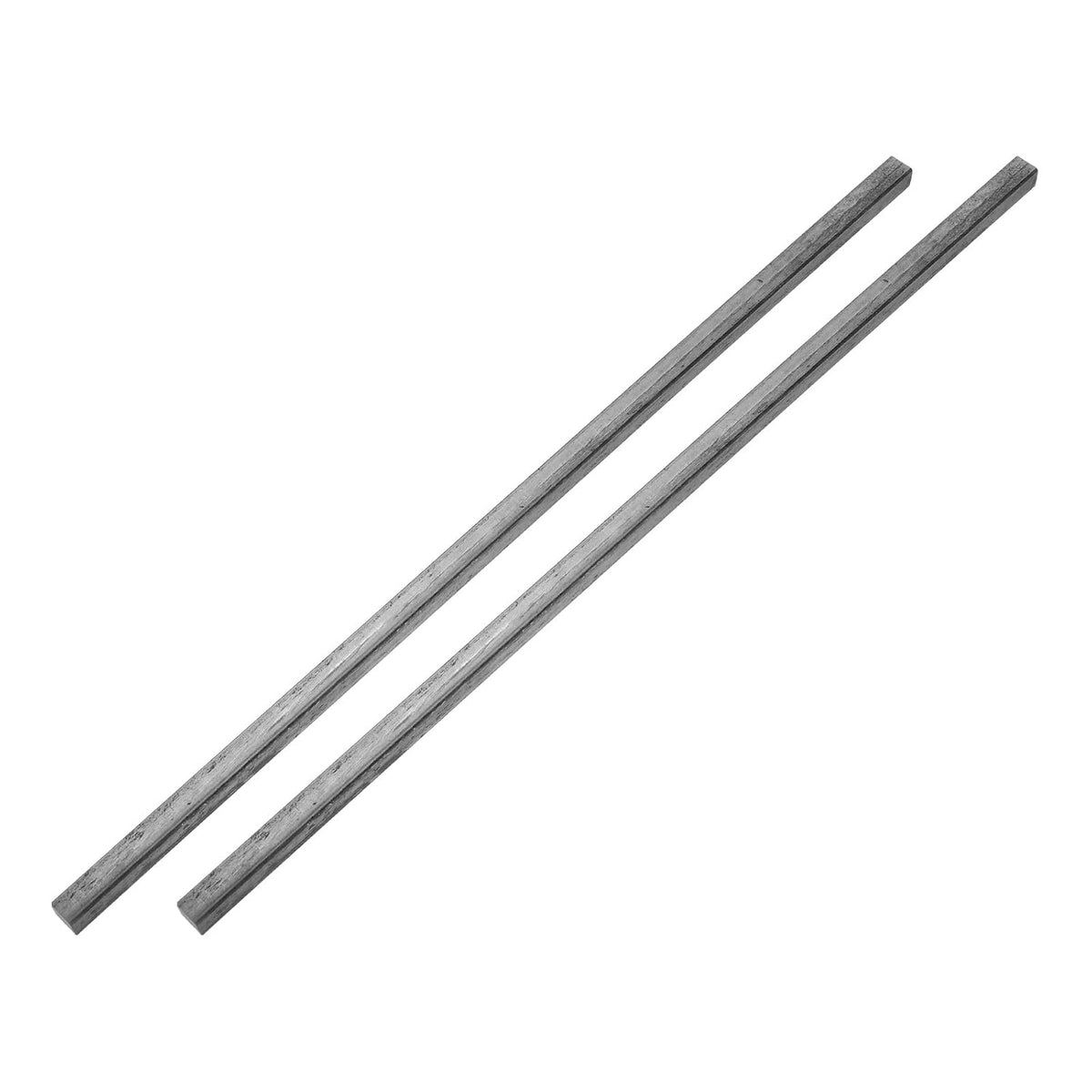 2Pcs Square Steel Bar Stock, 21/64"x21/64"x12"(8mmx8mmx305mm) 1045 Square Steel Rod Bars Precision Key Stock for Keyways Structural Support Industrial Machinery DIY Craft