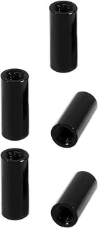 5Pcs M3 x 12mm Round Aluminum Column Alloy Standoff Spacer Stud Fastener for Quadcopter Black