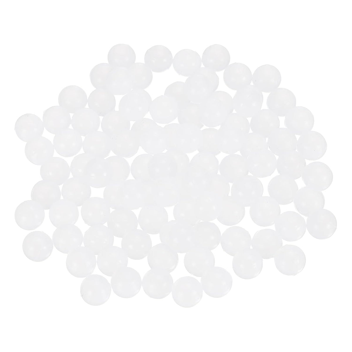 100Pcs Raised Panel Cabinet Door Spacers, 3/8"(9mm) Silicone Ball Stabilizers Bumpers for Cabinet Door Alignment Stress Distribution, White