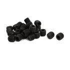 M12 Dia 12mm Length Head Hex Socket Cup Point Grub Screw Black DIN916 30pcs