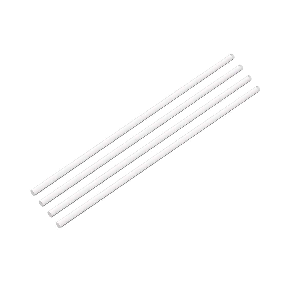 3mmx200mm Transparent Clear Solid Acrylic Round Rod PMMA Bar 4pcs