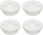 4Pcs Bung Cap, 2 11/16'' Plastic Bung Hole Caps, Coarse Thread Drum Hole Cap with Gasket for 55 Gallon Plastic Drums, Fuel Tank, Household Bucket and Oil Tank