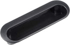 Flush Pull Finger Insert Recessed Cabinet Handles 120mm x 40mm x 21mm Black