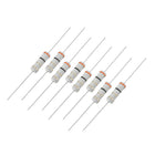 200Pcs 3 Ohm Resistor, 2W 5% Tolerance Carbon Film Resistors, 4 Bands for DIY Electronic Projects and Experiments