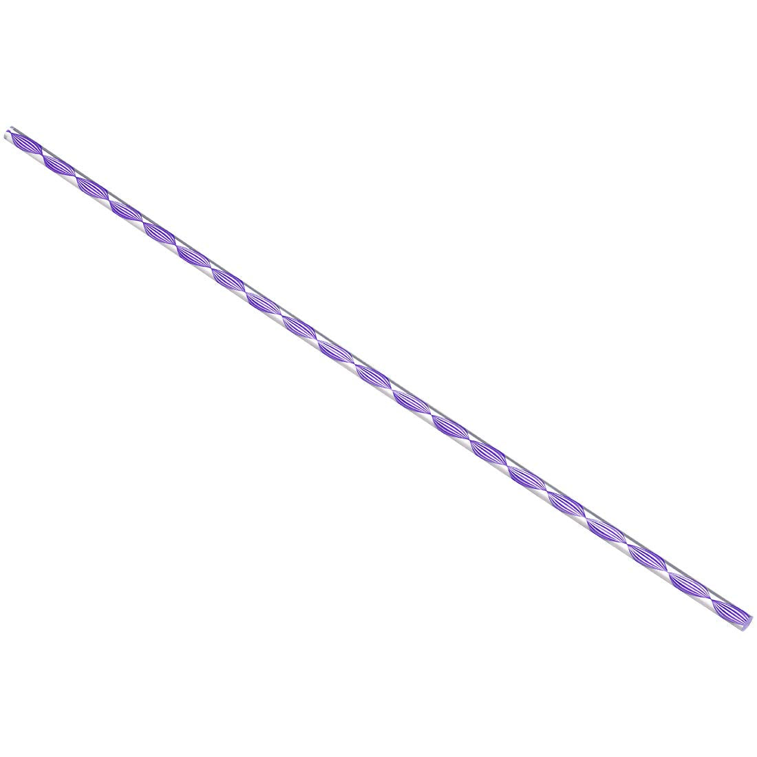 Acrylic Round Rod,5/16 Inch Diameter 20 Inch Length,Spiral Dark Purple Line,Solid Plastic PMMA Bar Stick