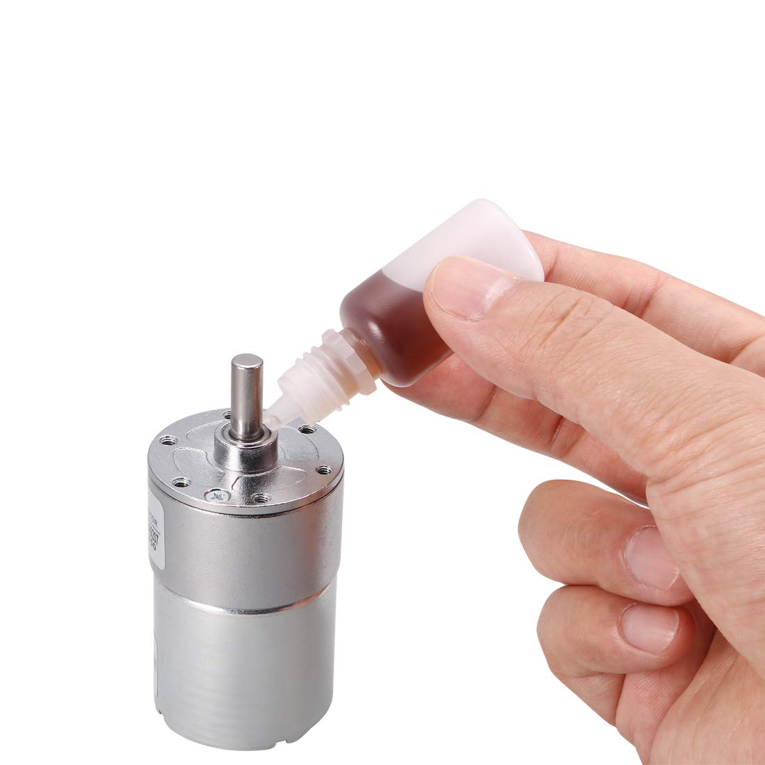 Plastikdroppeflasker, 15 ml/0,5 oz, tør droppeflasker med hårdningshåndkledning, røde, pakke av 8