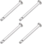Single Hole Clevis Pins - 3mm X 30mm Flat Head 304 Stainless Steel Link Hinge Pin 4Pcs