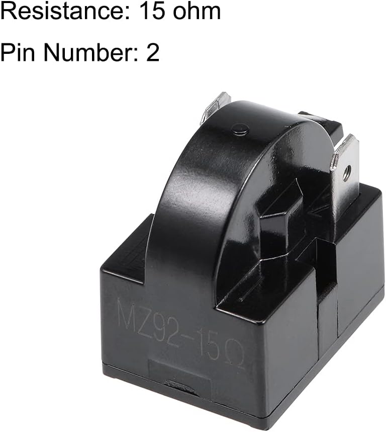Relè di avvio per frigorifero 12 Ohm 2 pin
