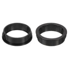 Cable Snap Bushing Grommets, 8Pcs 38mm/1.5" Mounting Dia Nylon Snap Bushing Grommet, Round Snap in Cable Hose Bushing for Various Cables Tubes Wire, Black