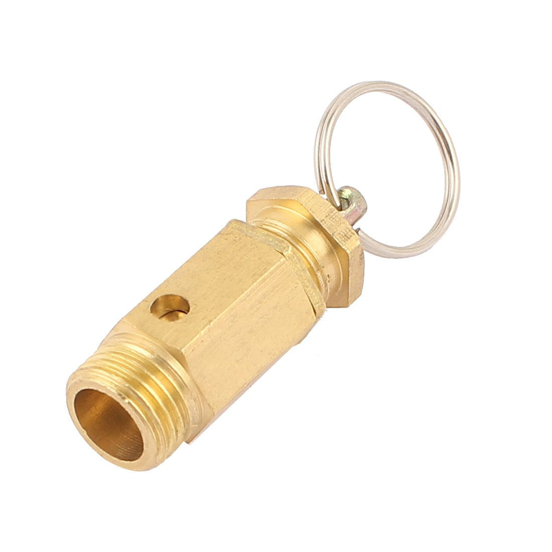 Safety Valve Air Compressor Pressure Relief Valve, 1/4" NPT Male, 142PSI Set Pressure, 1Pack