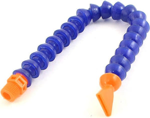 Lathe Flat Nozzle Flexible 1/4 PT Thread Water Oil Coolant Pipe Hose
