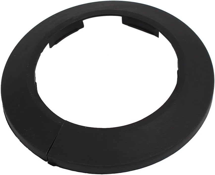 75mm Plastic Wall Flange Radiator Water Pipe Cover Black