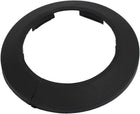 75mm Plastic Wall Flange Radiator Water Pipe Cover Black